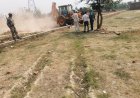 फिर गरजा बीडीए का बुल्डोजर, सीबीगंज के बण्डिया में अवैध कॉलोनी ध्वस्त