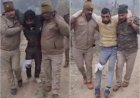 पुलिस मुठभेड़ में लुटेरे गिरफ्तार