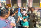 जिला अस्पताल में हंगामा, महिला कर्मचारी से मरीज का विवाद