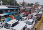 मथुरा में भीषण ट्रैफिक जाम का टॉर्चर