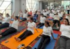 गोल्ड्स जिम बरेली में अंतर्राष्ट्रीय योग दिवस का भव्य आयोजन