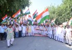 बहेड़ी में गूंजा तिरंगा, देशभक्ति के नारों से राष्ट्रमय हुआ माहौल