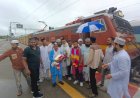 अजमेर रेल सेवा शुरू, बहेड़ी स्टेशन पर चालक दल का स्वागत