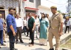 जलभराव वाली कॉलोनियों में पहुंचे डीएम, दिए कार्रवाई के निर्देश