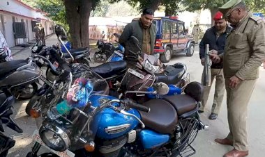 तेज आवाज वाली बुलेट का एसएसपी दफ्तर में कटा 11 हजार का चालान,  जाने मामला