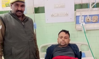 हाफ एनकाउंटर में 25 हजार का इनामी बदमाश धड़ाम, एक फरार