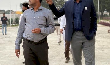 कमिश्नर का निरीक्षण,काम में तेज़ी के निर्देश