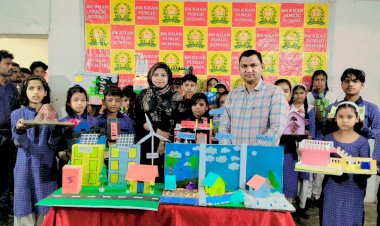 एस.एम. खान पब्लिक स्कूल में विज्ञान प्रदर्शनी का भव्य आयोजन, छात्रों ने 50 से अधिक मॉडल्स से किया सबको हैरान