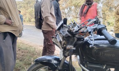 मीरगंज नेशनल हाईवे पर दो बाइकों में जबरदस्त टक्कर, दो की हालत गंभीर