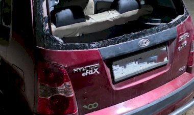 थाने जा रहे परिवार को दबंगों ने घेरकर पीटा, कार में की तोड़फोड़