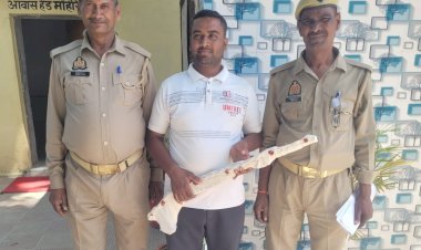 सोशल मीडिया पर बंदूक के साथ फोटो वायरल करने वाला युवक गिरफ्तार