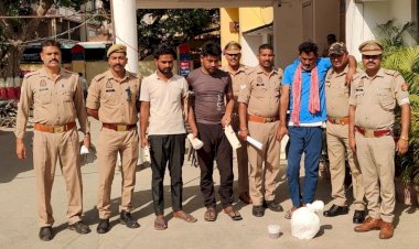 मुठभेड़ में गौकशी के तीन वांछित आरोपी दबोचे