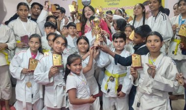 जूडो प्रतियोगिता में खिलाड़ियों ने दिखाया दमखम