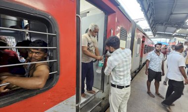 आगरा फोर्ट स्टेशन पर यात्रियों के लिए नि:शुल्क जल सेवा शुरू, भीषण गर्मी में मिलेगी राहत