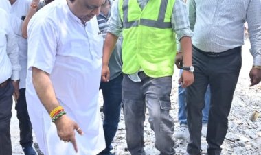 बरेली: चौपुला पुल के मरम्मत कार्य का स्थलीय निरीक्षण
