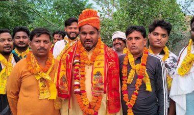 हाथरस: अखिल भारतीय वाल्मीकि महासभा के जिला अध्यक्ष बने दिलीप डब्बू
