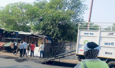 छावनी क्षेत्र में अधिकारियों का निरीक्षण अभियान
