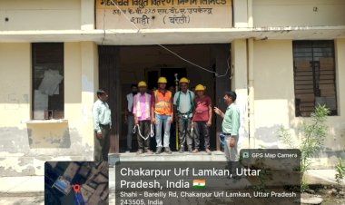 विद्युत कर्मियों को दिया सुरक्षा प्रशिक्षण