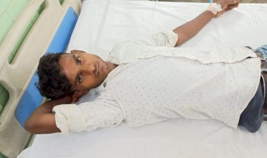 खेत पर गए युवक को सांप ने डसा