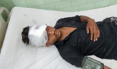 चलती ट्रेन से गिरा युवक, घायल