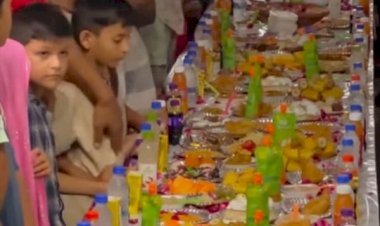 सैंथल में शिया समुदाय ने मनाया यौम-ए-विलादत, राहगीरों को कराया भोजन