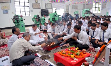 श्रीराम मूर्ति स्मारक ट्रस्ट में श्रद्धा से हुई विश्वकर्मा पूजा