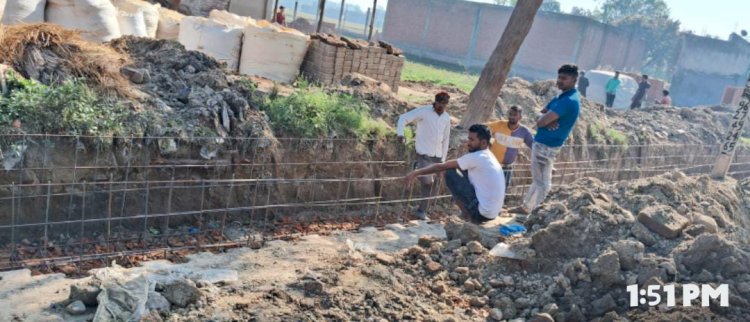 भ्रष्टाचार की दीमक : देवरनियां में नाला- रोड निर्माण में नहीं हो रहा मानक का पालन !