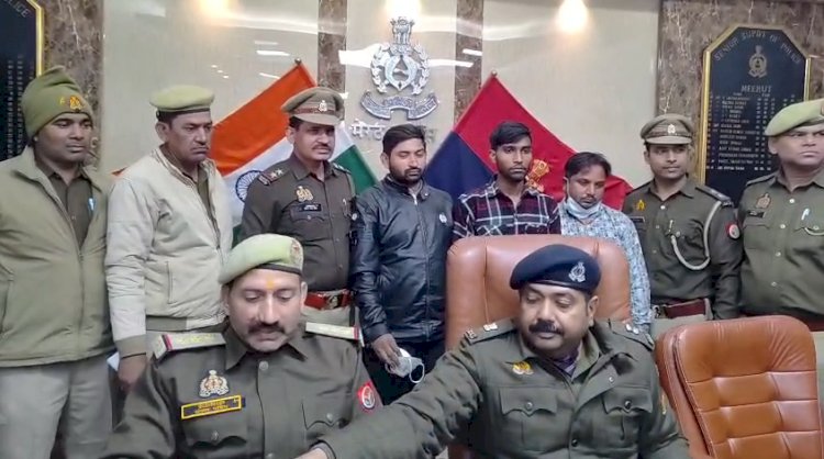 मेरठ में साइबर ठगी का अंतरराष्ट्रीय गिरोह बेनकाब, लालकुर्ती पुलिस व साइबर सेल ने 3 शातिर किए गिरफ्तार