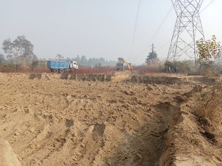 मीरगंज धड़ले में हो रहा खनन, माफिया सक्रिय या प्रशासन सोया?