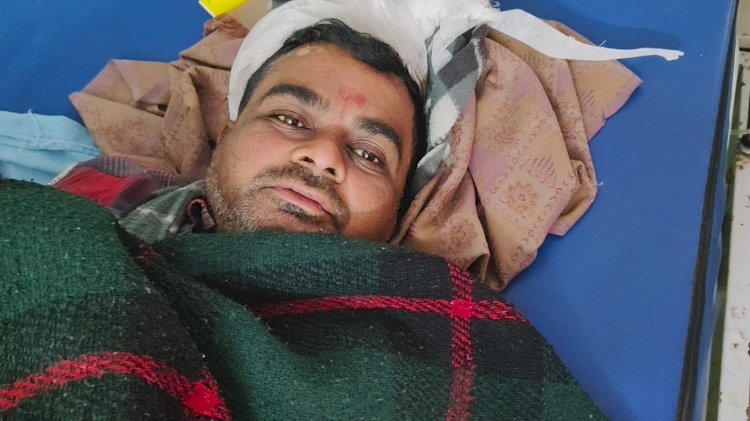 छत से गिरकर युवक गंभीर घायल