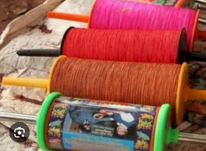 सैंथल में चला चाइनीज मांझे की चेकिंग का अभियान