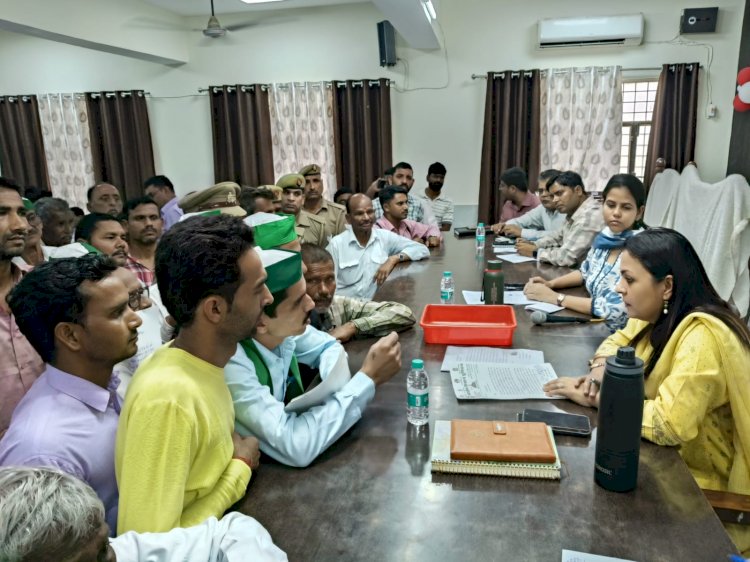 बहेड़ी में गन्ना भुगतान पर हंगामा