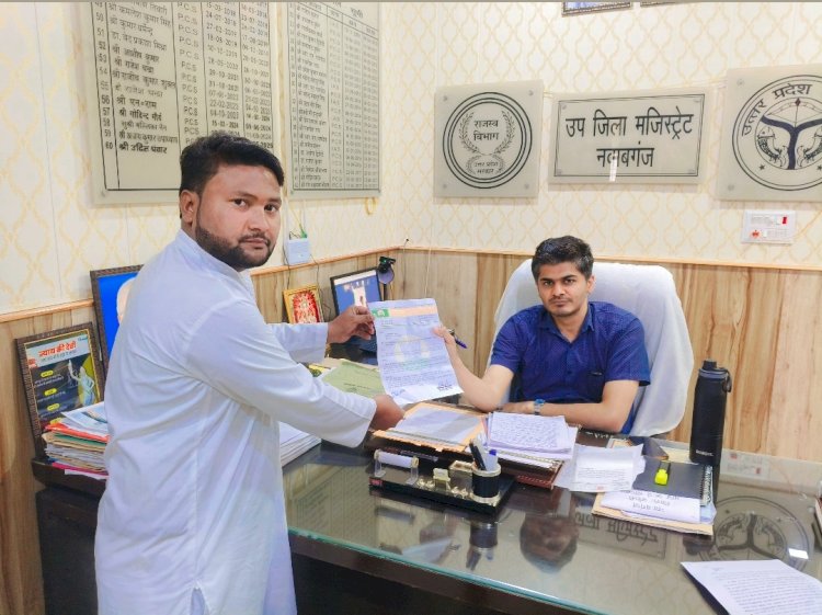भीषण गर्मी में प्यासा सैंथल: भाजपा नेता विनय चौधरी ने SDM से की ठंडे पानी और कूड़ेदान की मांग, CM पोर्टल पर भी शिकायत